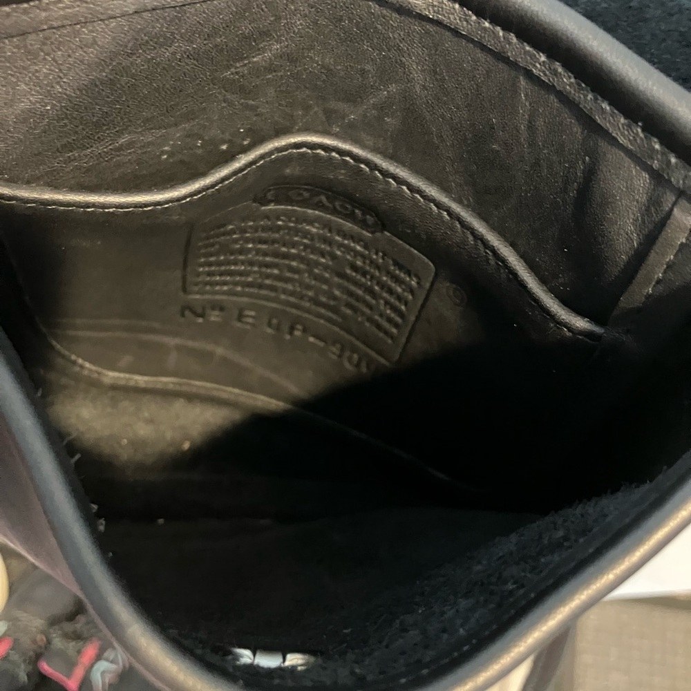 Coach Black Leather Crossbody Bag - Picture 8 of 10
